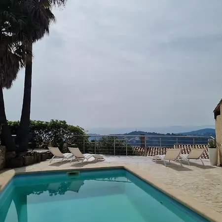 Mountain Beach With Panorama View & Private Pool & Sun Terrasse Villa Cavalaire-sur-Mer