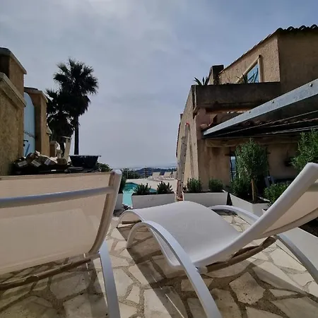 Mountain Beach With Panorama View & Private Pool & Sun Terrasse فيلة