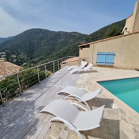 فيلة Mountain Beach With Panorama View & Private Pool & Sun Terrasse كافالير سور مير