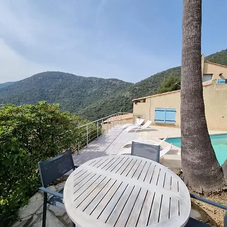 فيلة Mountain Beach With Panorama View & Private Pool & Sun Terrasse كافالير سور مير